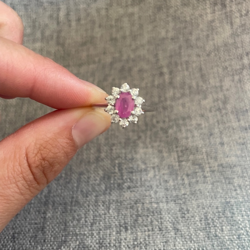 TRADED-Ilakaka Sapphire Sterling Silver Ring - Picture 2 of 6